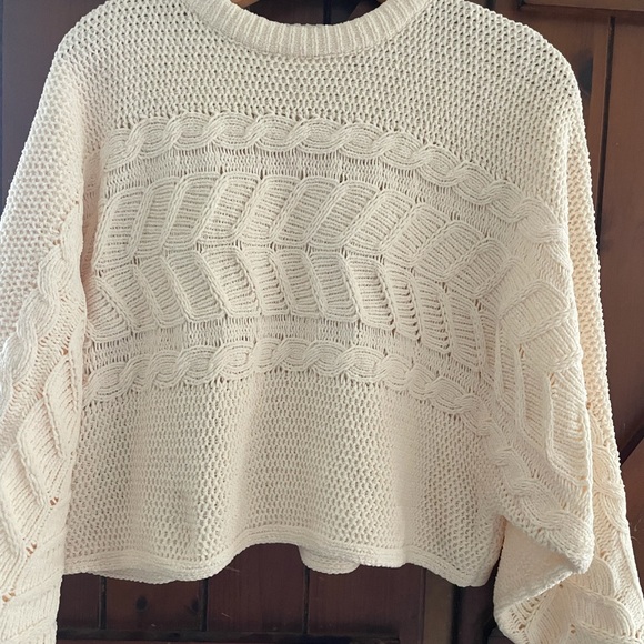 Planet Gold Juniors' Crop Sweater NWT - Picture 1 of 6
